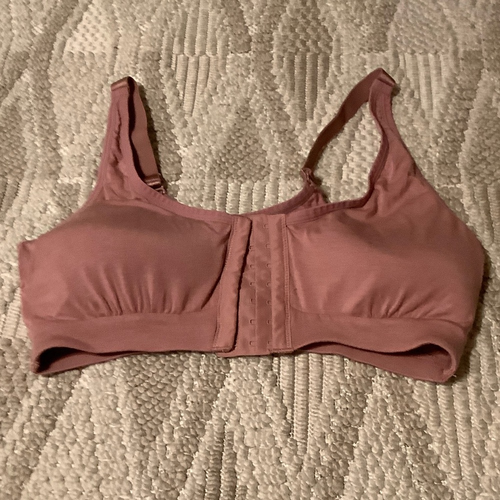 Women's Mauve Front Closure Bra